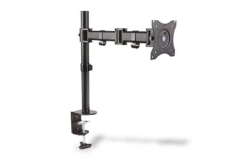 Digitus DA-90361 Monitor-Tischhalterung 1 Display(s) 38,1cm (15") - 68,6cm (27") Schwarz Drehbar, Höhenverstellbar, Neigbar