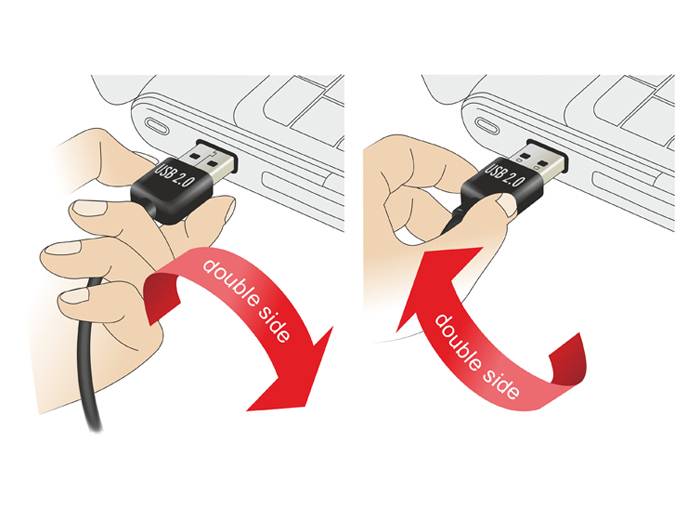 DeLOCK EASY USB-A 2.0 > Micro-USB-B Kabel
