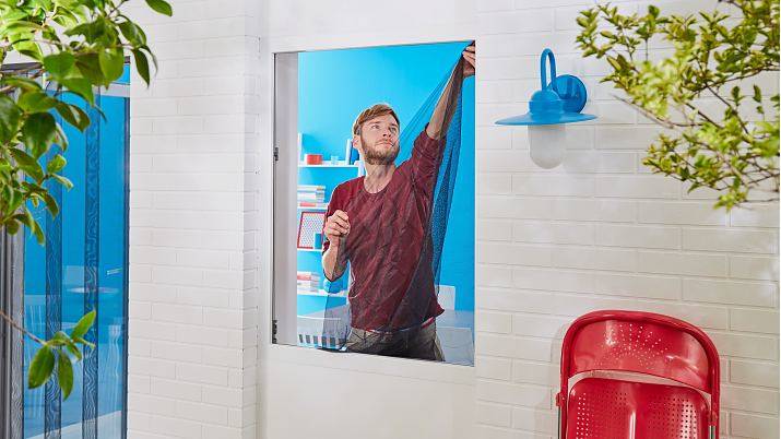 tesa COMFORT 55396-00020-00 Fliegengitter (B x H) 1300 mm x 1300 mm Weiß 1 St.