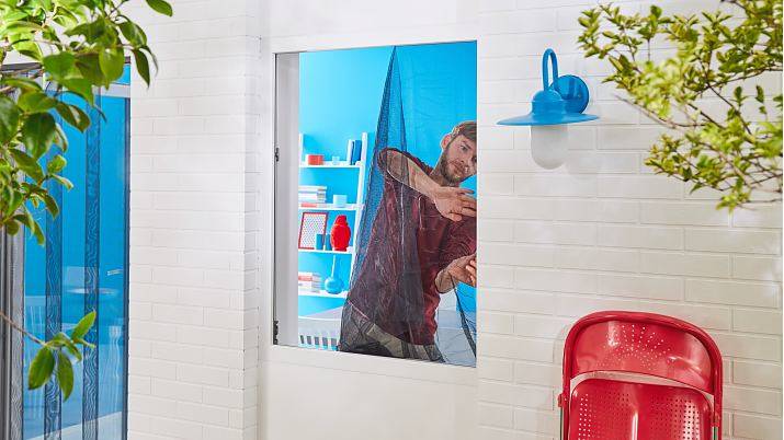 tesa COMFORT 55396-00020-00 Fliegengitter (B x H) 1300 mm x 1300 mm Weiß 1 St.