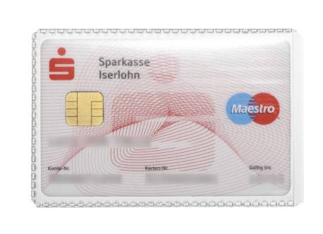 DURABLE - Visitenkarten-Schutztasche - für 54 x 86 mm