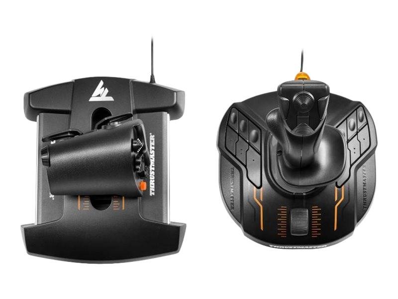 Thrustmaster T16000M FCS HOTAS Joystick USB PC Schwarz inkl. Schieberegler