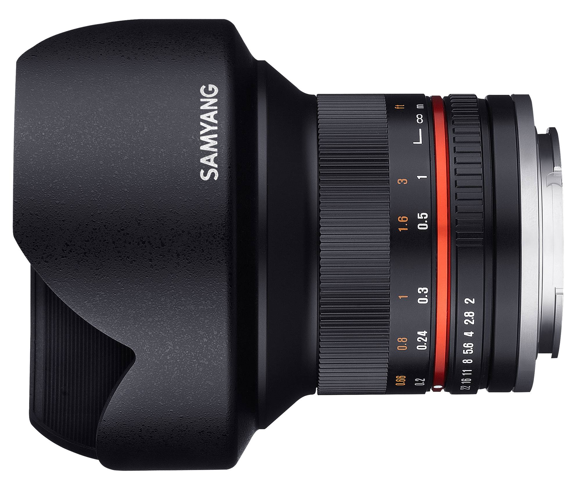 Samyang 1626236 Weitwinkel-Objektiv f/22 - 2.0 12 mm