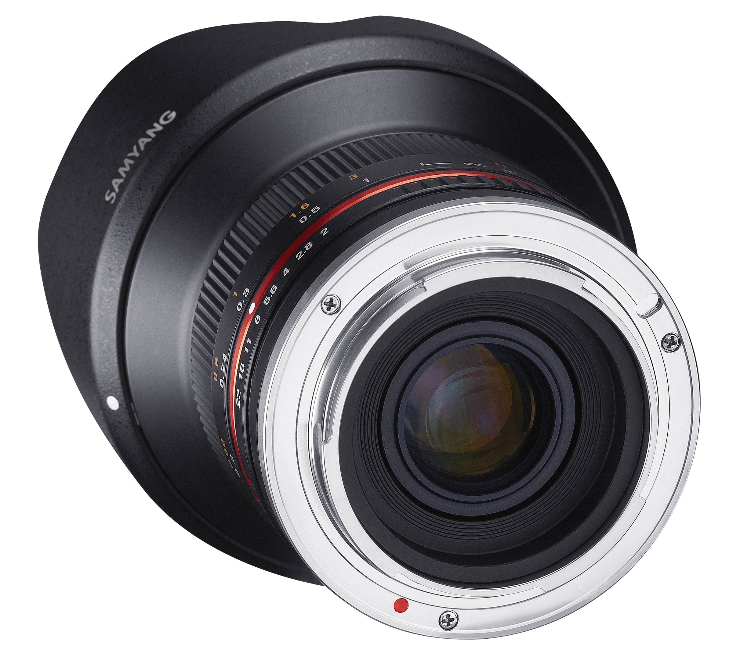 Samyang 1626236 Weitwinkel-Objektiv f/22 - 2.0 12 mm