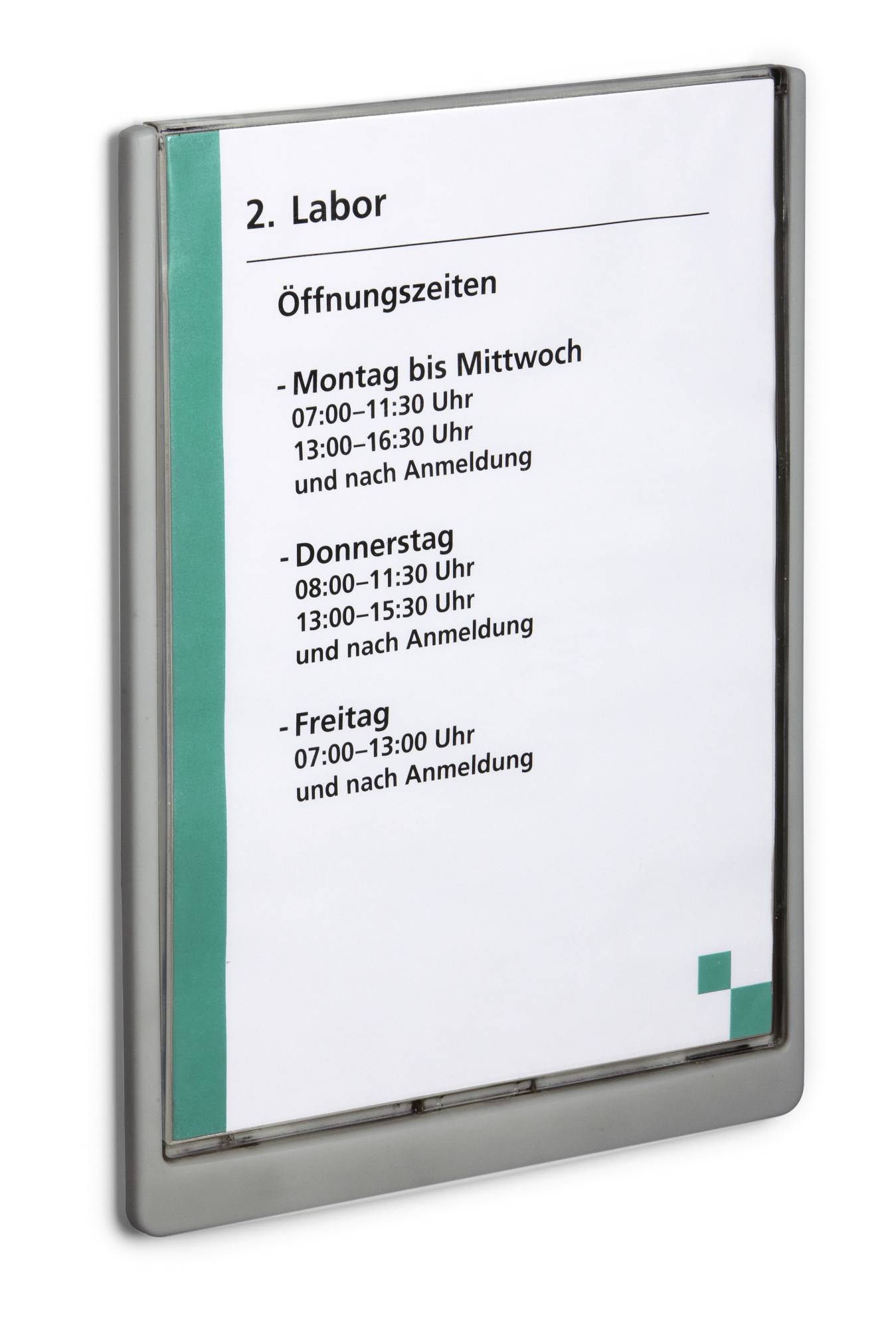 Durable Türschild 486737 (B x H) 210 mm x 297 mm Graphit 486737