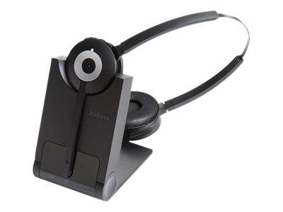 Jabra PRO 920 Duo On Ear Headset DECT Duo Schwarz Noise Cancelling Telefon