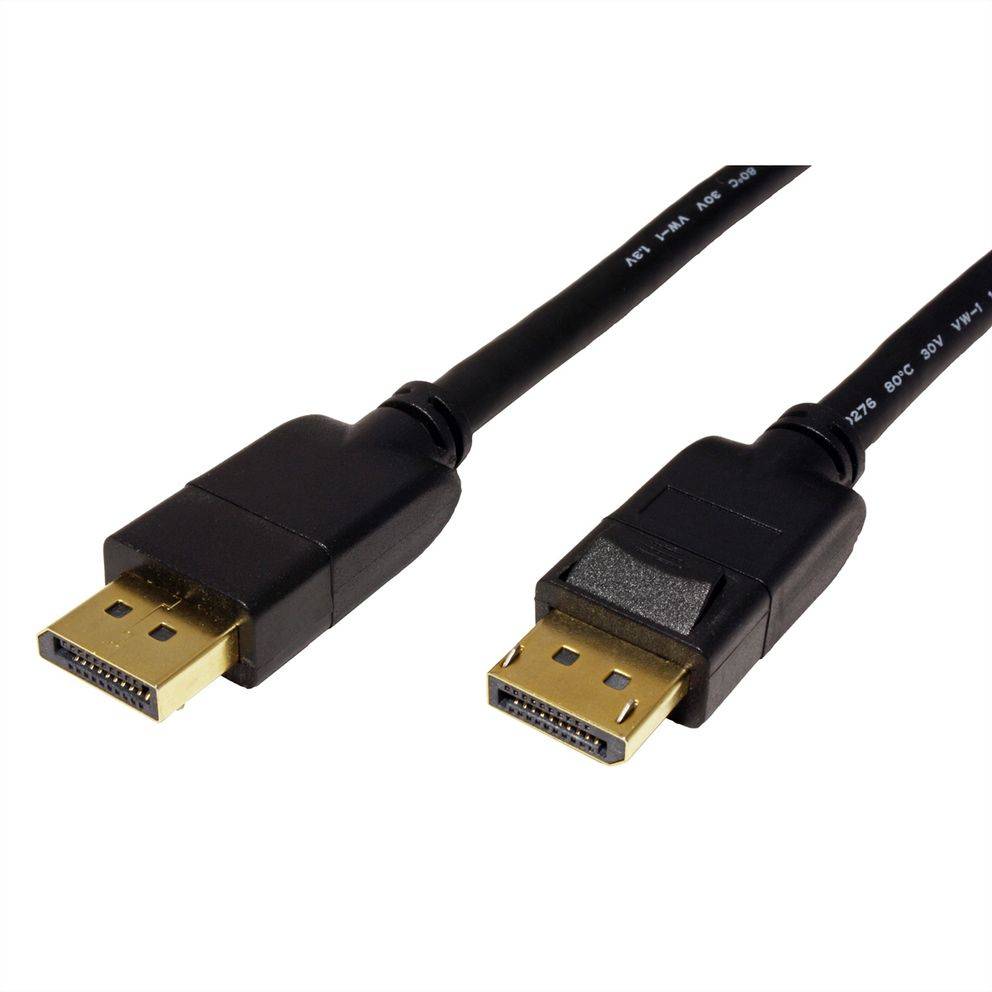 Roline DisplayPort Anschlusskabel DisplayPort Stecker, DisplayPort Stecker 1.50 m Schwarz 11.04.5798 Geschirmt DisplayPort-Kabel