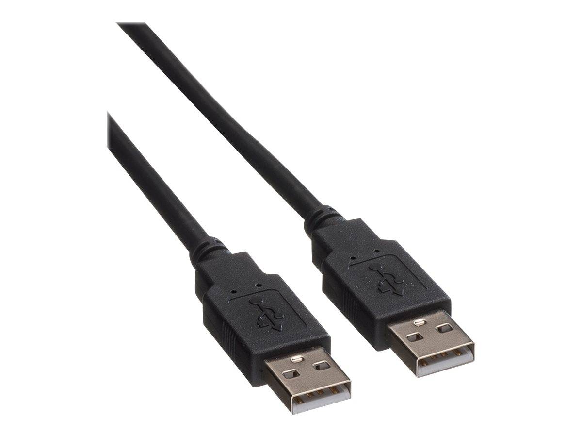 ROLINE USB 2.0 Kabel, Typ A-A, Typ A-A, schwarz, 3 m