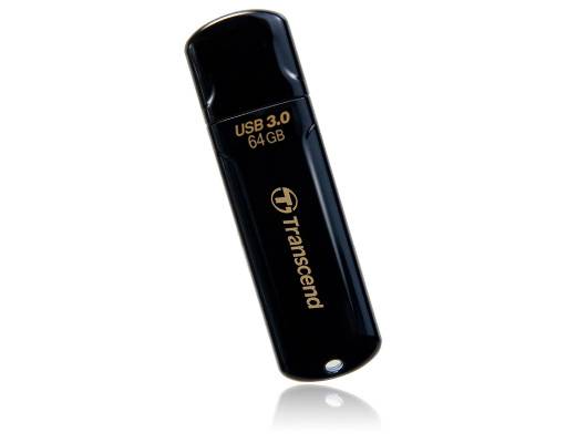 Transcend JetFlash® 700 USB-Stick 64 GB Schwarz TS64GJF700 USB 3.2 Gen 1 (USB 3.0)