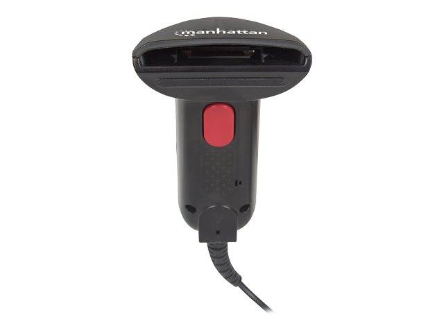 Manhattan 178488 USB-Kit Barcode-Scanner Kabelgebunden 1D CCD Schwarz Hand-Scanner USB