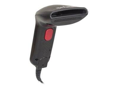 Manhattan 178488 USB-Kit Barcode-Scanner Kabelgebunden 1D CCD Schwarz Hand-Scanner USB
