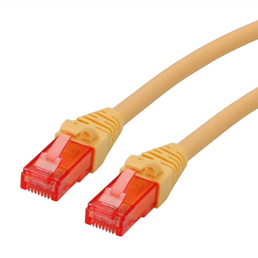 ROLINE Patchkabel Kat.6 UTP, Component Level, LSOH, gelb, 1,5 m