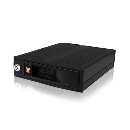IB-170SK-B, Wechselrahmen, 1x 3,5" SATA I/II/III oder SAS HDD zu 1x SATA Host