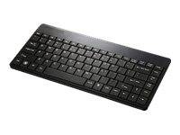 Perixx PERIBOARD-409DEH USB Tastatur Deutsch, QWERTZ Schwarz USB-Anschluss