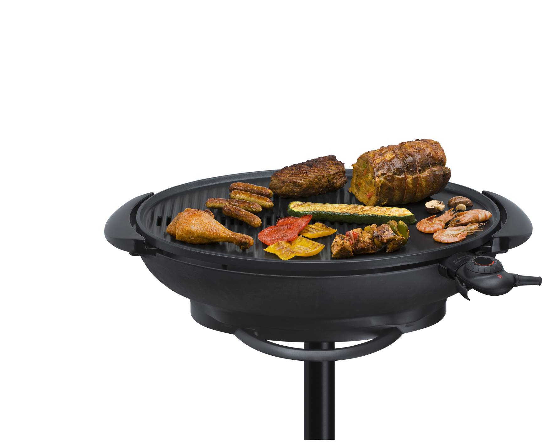 Steba VG 350 Elektro Grill Thermometer im Deckel Schwarz