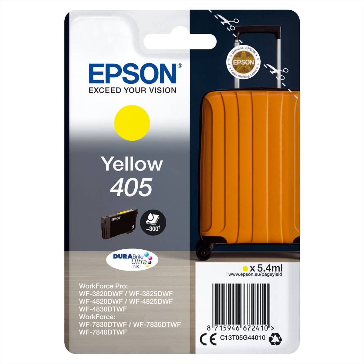 Epson Druckerpatrone T05G4, 405 Original Gelb C13T05G44010