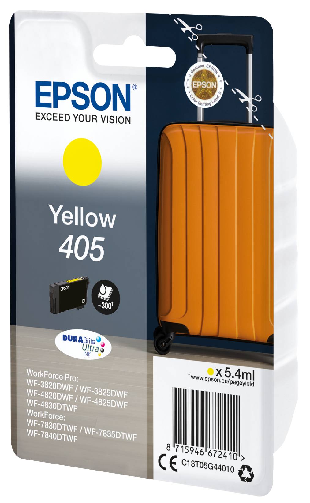 Epson Druckerpatrone T05G4, 405 Original Gelb C13T05G44010