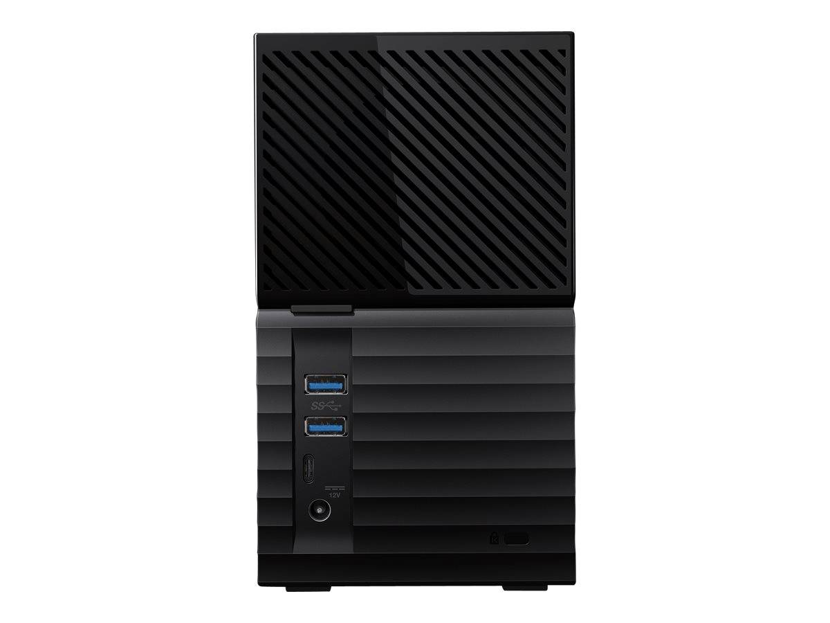 WD My Book Duo 24 TB Externe Festplatte 8.9 cm (3.5 Zoll) USB-C® USB 3.2 (Gen 2), USB 3.2 Gen 1 (USB 3.0) Schwarz WDBFBE0240JBK-EESN
