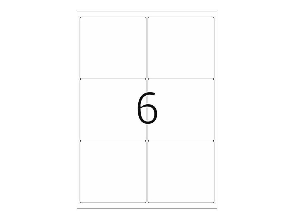 HERMA Folienetikett 8332 99,1x93,1mm weiß 150 St./Pack.