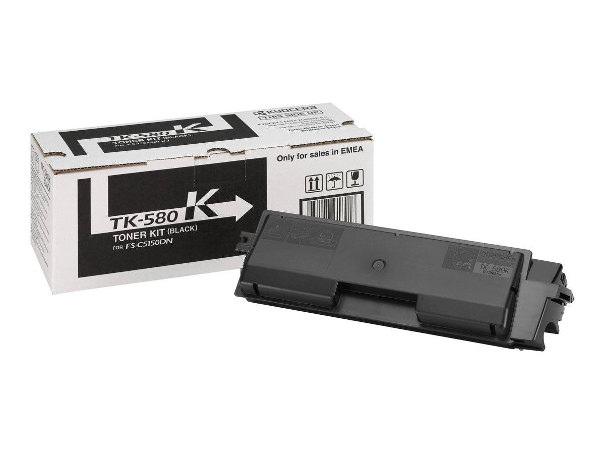 Kyocera Toner TK-580K Original Schwarz 3500 Seiten 1T02KT0NL0