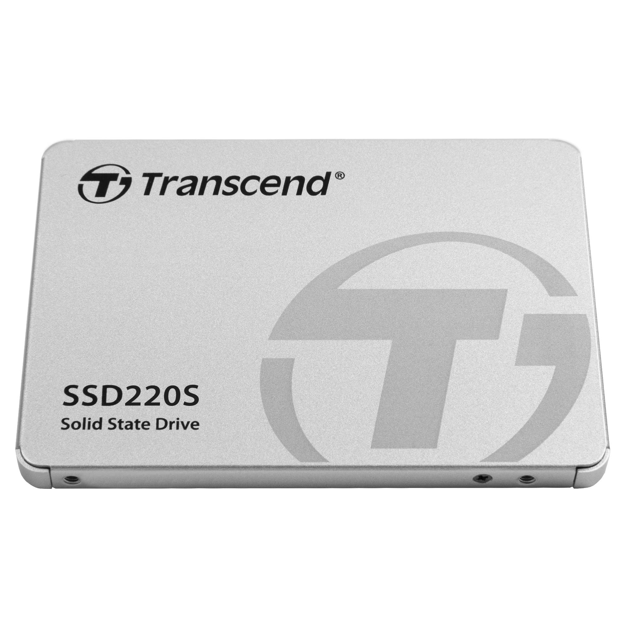 Transcend 960 GB Interne SATA SSD 6.35 cm (2.5 Zoll) SATA 6 Gb/s Retail TS960GSSD220S