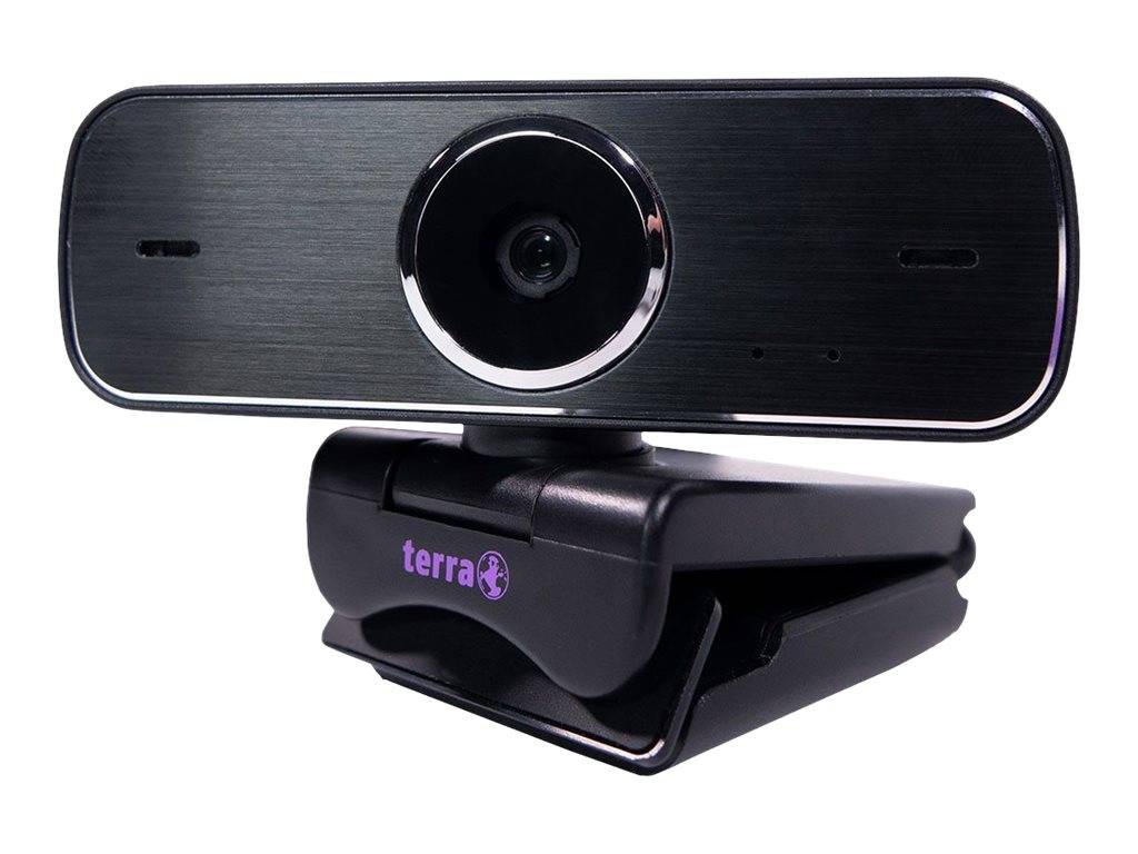 Terra JP-WTFF-1080HD HD-Webcam 1920 x 1080 Pixel Standfuß