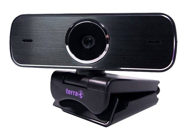 Terra JP-WTFF-1080HD HD-Webcam 1920 x 1080 Pixel Standfuß