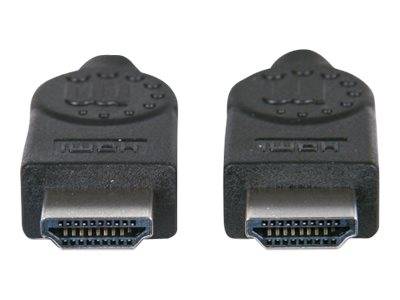 Manhattan HDMI Anschlusskabel HDMI-A Stecker, HDMI-A Stecker 7.50 m Schwarz 353274 4K UHD HDMI-Kabel