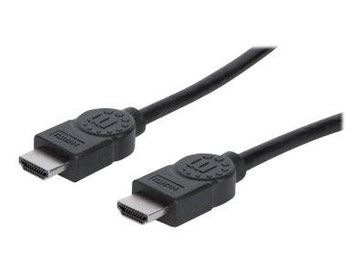 Manhattan HDMI Anschlusskabel HDMI-A Stecker, HDMI-A Stecker 7.50 m Schwarz 353274 4K UHD HDMI-Kabel