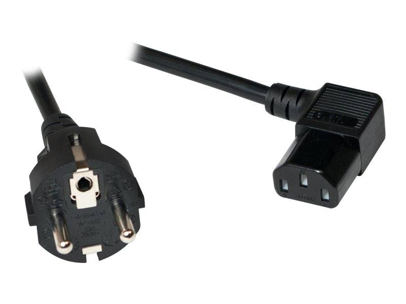 LogiLink Kaltgeräte Anschlusskabel [1x Schutzkontakt-Stecker - 1x Kaltgeräte-Buchse C13] 3.00 m Schwarz