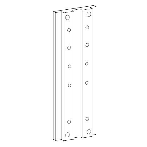 Ergotron Alu-Profilschiene Passend für Serie (Halter): Ergotron ARMS Halterungen Aluminium