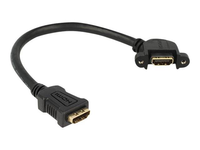 DeLOCK HDMI A Buchse > HDMI A Buchse - HDMI-Kabel - HDMI (W)