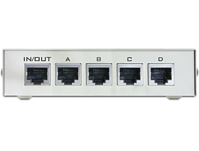 Delock 87588 87588 Netzwerk Switch 4 Port 100 MBit/s