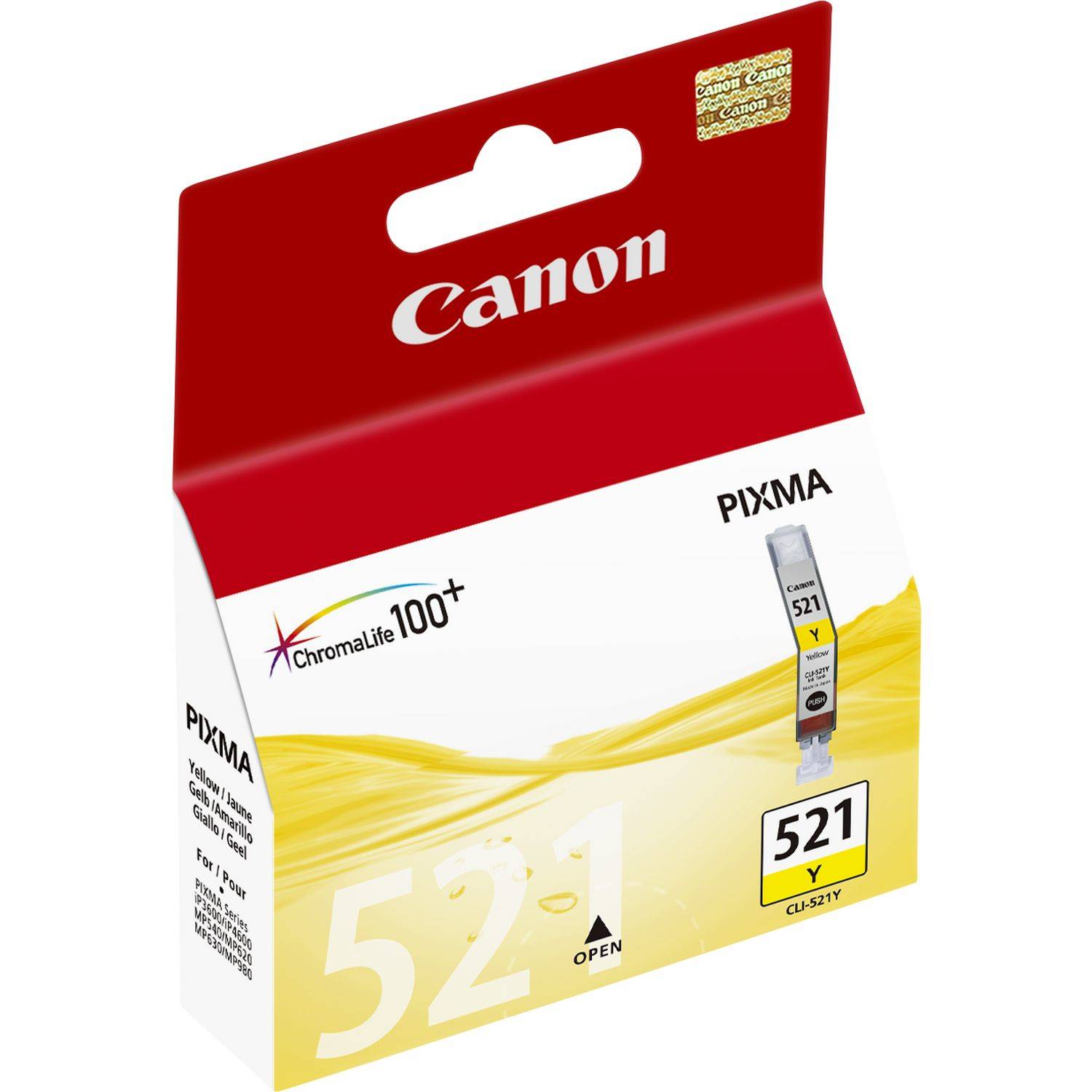 Canon CLI-521Y - 9 ml - Gelb - Original - Tintenbehälter - für PIXMA iP3600 - iP