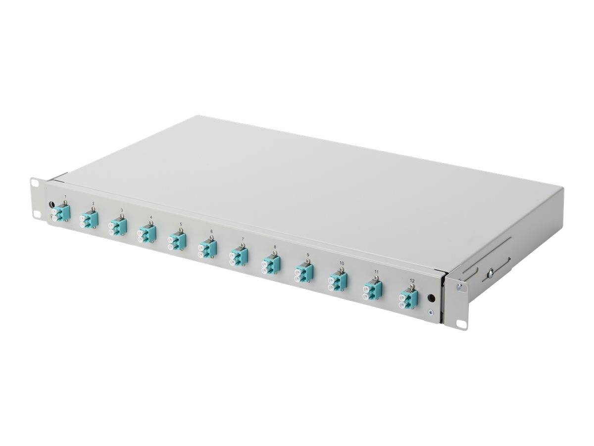 Digitus DN-96331/3 LWL-Patchpanel 12 Port LC 1 HE