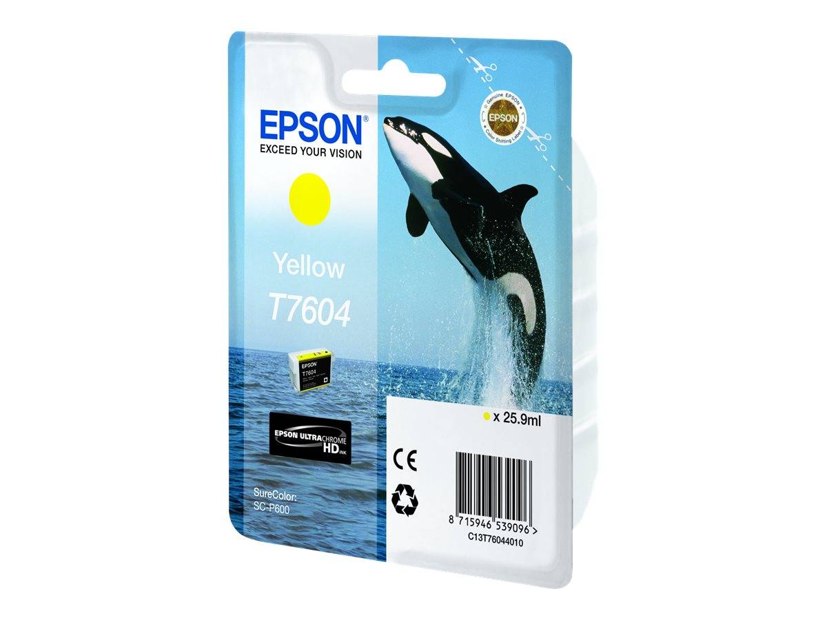 Epson Druckerpatrone T7604 Original Gelb C13T76044010