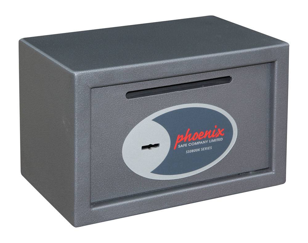 Phoenix SS0801KD VELA DEPOSIT HOME & OFFICE Tresor mit Banknoteneinwurf Schlüsselschloss