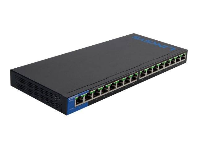 Linksys Business LGS116P - Switch - unmanaged - 8 x 10/100/1000 (PoE+)