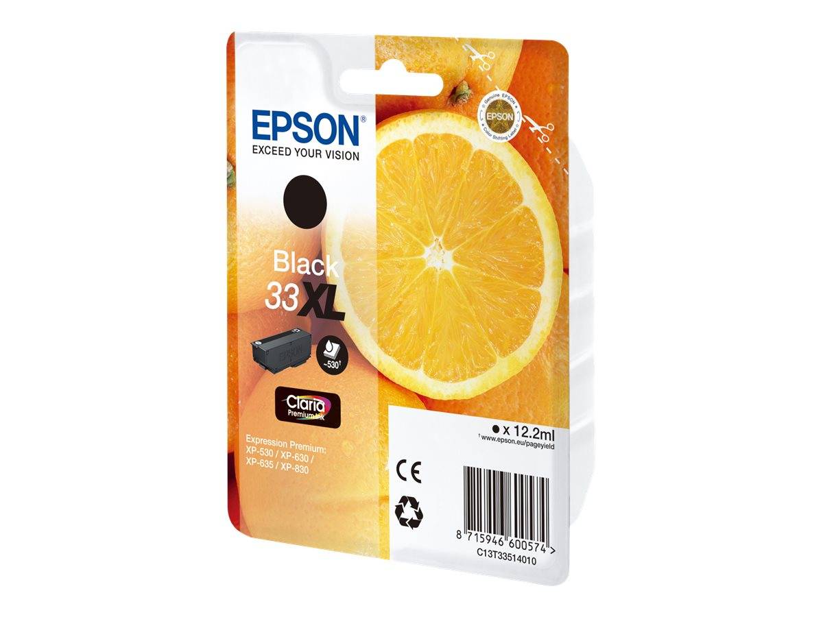 Epson Druckerpatrone T3351, 33XL Original Schwarz C13T33514012