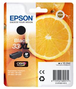 Epson Druckerpatrone T3351, 33XL Original Schwarz C13T33514012
