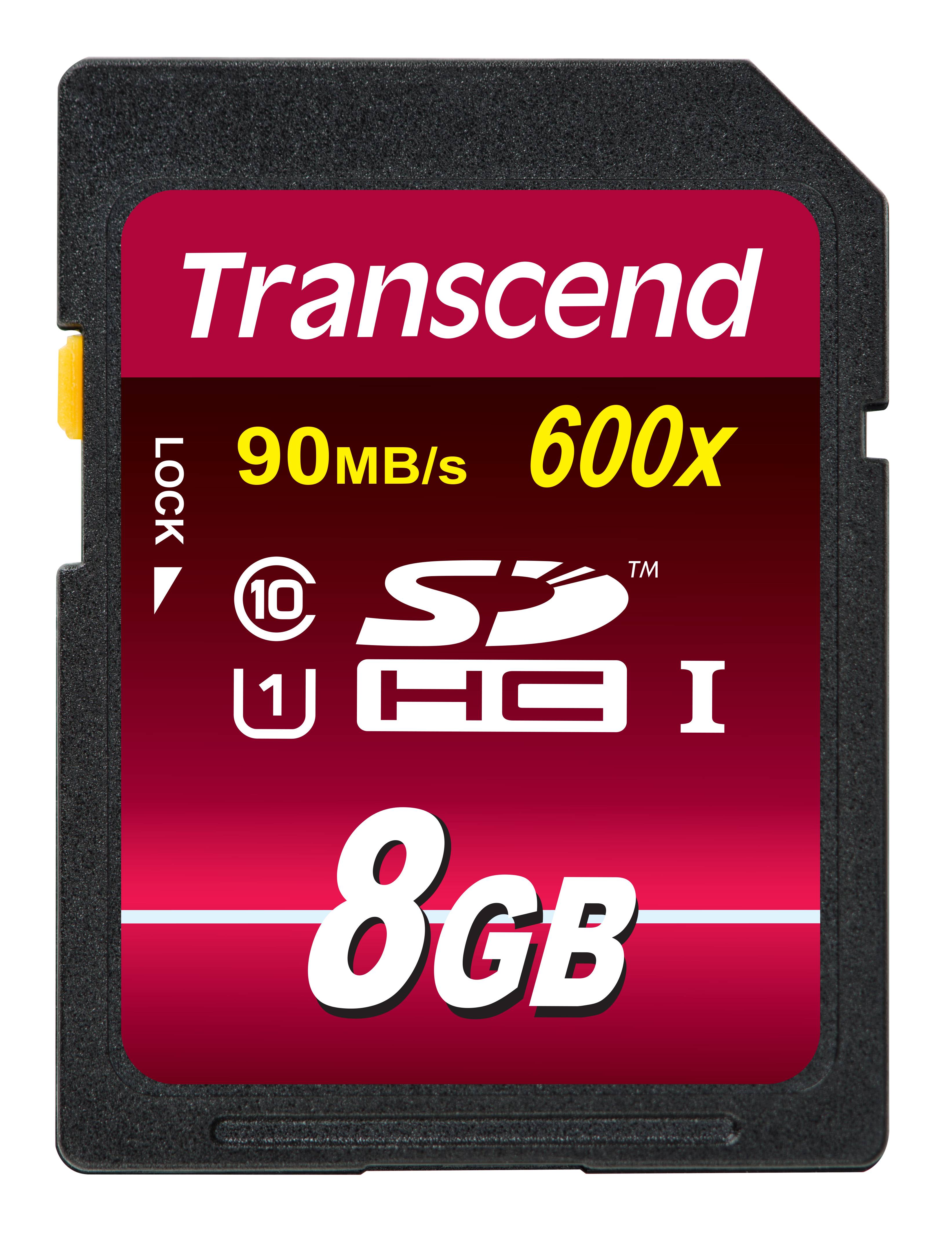 Transcend Ultimate SDHC-Karte Industrial 8 GB Class 10, UHS-I