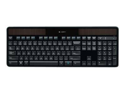 Logitech K750 Wireless Solar Keyboard Funk Tastatur Deutsch, QWERTZ Schwarz Solar