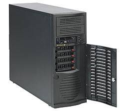 Supermicro SuperChassis 733TQ-668B Midi-Tower PC-Gehäuse Schwarz