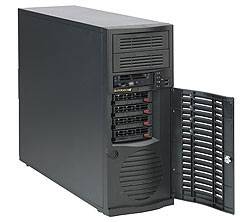 Supermicro SuperChassis 733TQ-668B Midi-Tower PC-Gehäuse Schwarz