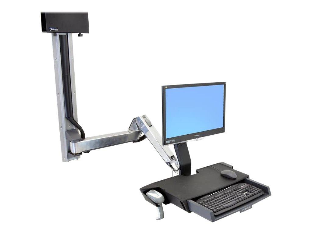 Ergotron Sit-Stand Combo Extender - Montagekomponente (Verlängerungsarm, Wandschienenhalterung, Armabdeckung, Befestigun