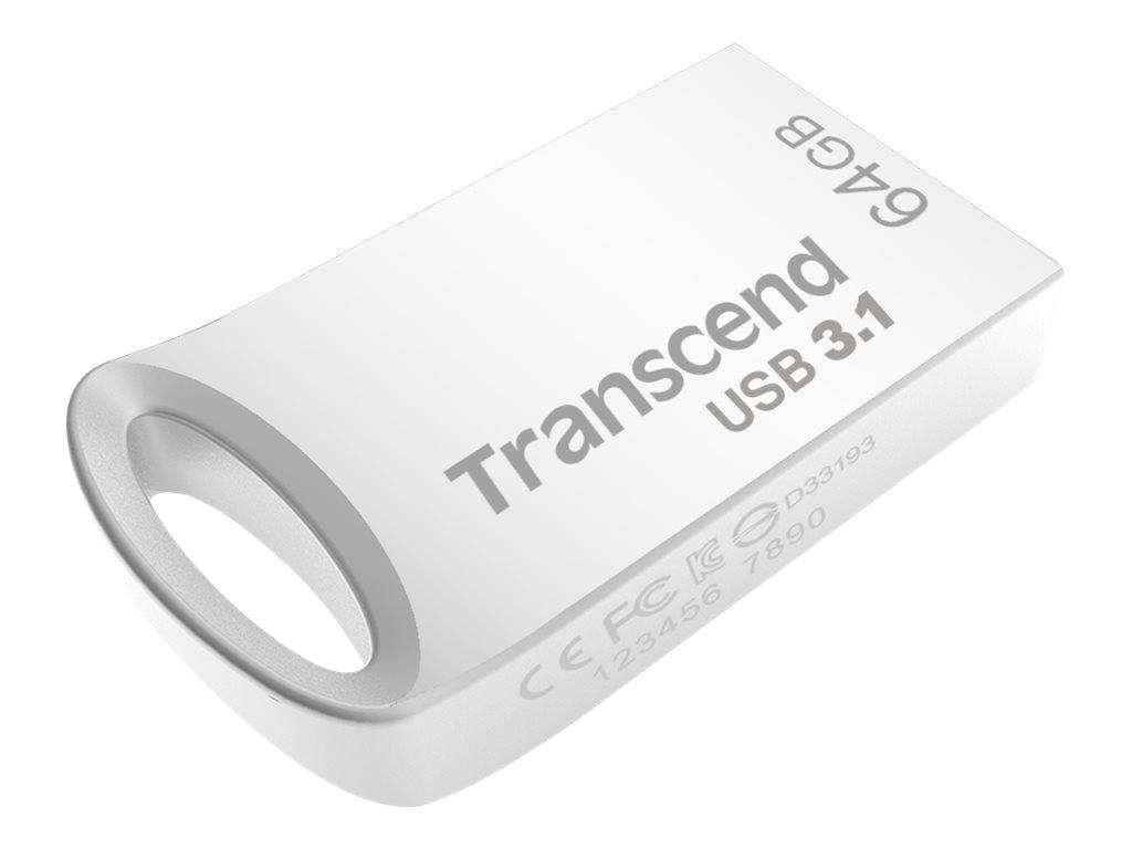 Transcend JetFlash® 710S USB-Stick 64 GB Silber TS64GJF710S USB-A (USB 3.2 Gen 1)
