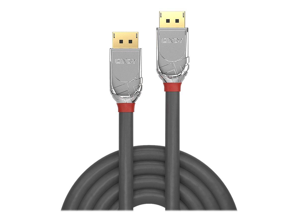 LINDY DisplayPort Anschlusskabel DisplayPort Stecker, DisplayPort Stecker 5.00 m Grau 36304 DisplayPort-Kabel