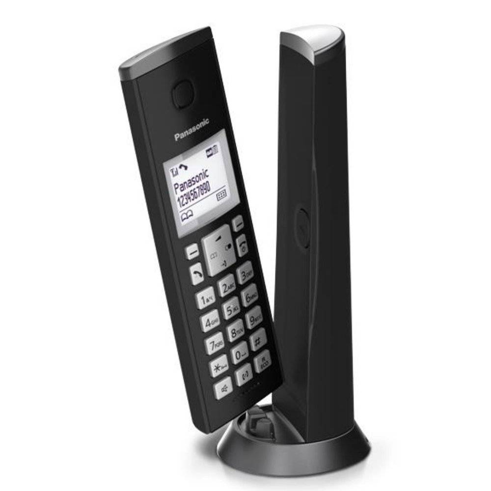 Panasonic KX-TGK220 DECT Schnurloses Telefon analog Geräuschreduzierung Schwarz