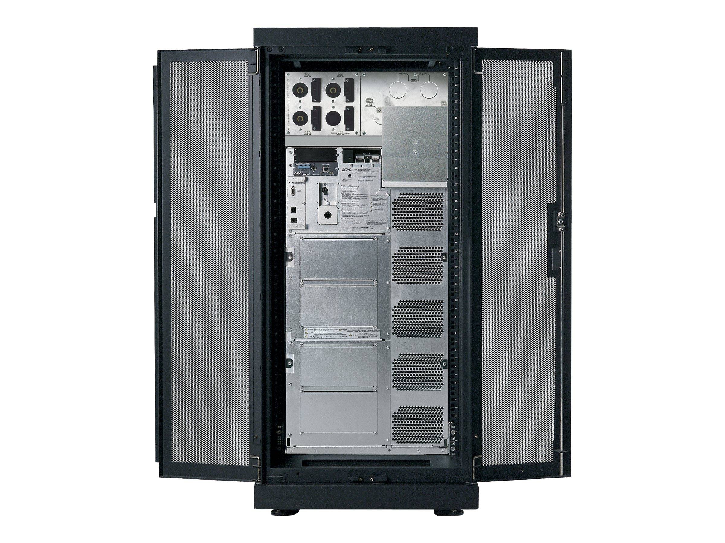 APC by Schneider Electric AR3104 NetShelter 19 Zoll Netzwerkschrank 24 HE Schwarz (RAL 9005)