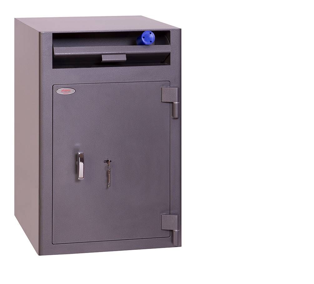 Phoenix SS0998KD Cashier Deposit Einwurftresor mit Geldeinwurfklappe Schlüsselschloss
